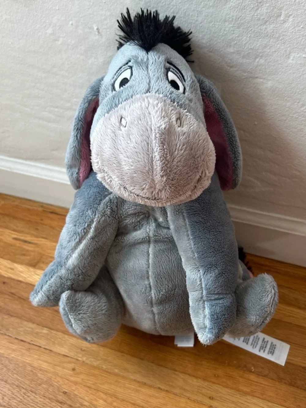 Disney Gray & Pink Eeyore Plush Stuffed Animal